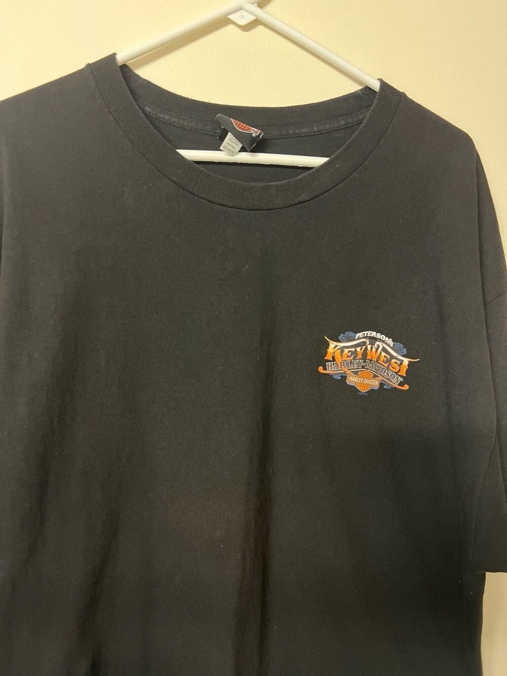 Harley-Davidson Peterson's Key West Florida Skull Pirate Black T-Shirt 2XL